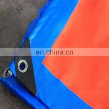 Waterproof Blue Orange Polyethylene Tarpaulin/PE Tarpaulin/Canvas/Sheet/Roll for Truck Cover