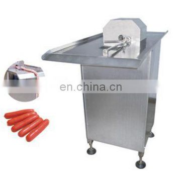 Pneumatic stainless steel hot dog sausage linker machine