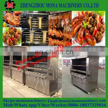 table-top type Brazilian Rodizio Machine for Gas and carbon type-Brazilian Churrascos machine