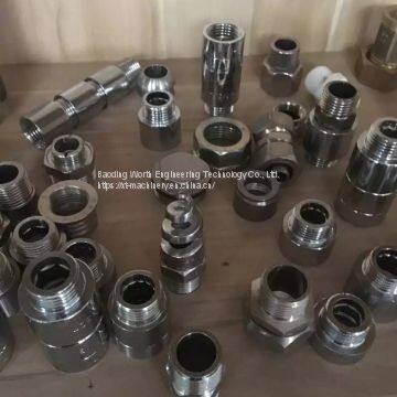 custom-made cnc machining accessories, flange and insert