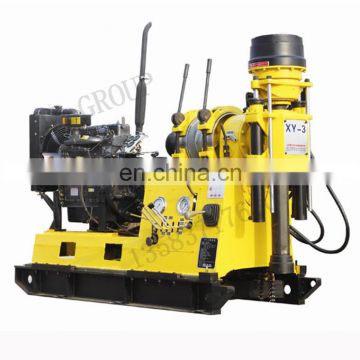 Soil investigation drilling rig diesel engine mining rotary water well drilling machine