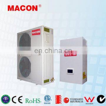 Macon air to water heat pump split type multifunction evi heat pump for house heating