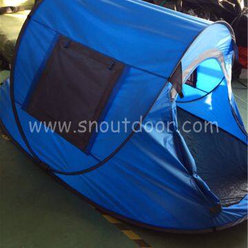 2 Person Pop Up Tent Polyester Fabric Uv Resistant