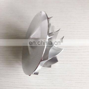 T04E 66.10/92.61mm 11+0 Blades Turbo Milling/aluminum 2618/billet Compressor Wheel for Racing photo-4