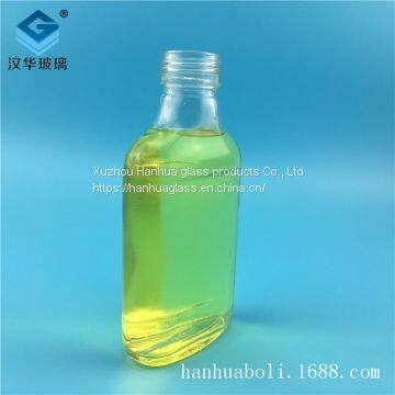 Hot Selling 200ml Flat Glass Wine Bottle Manufacturer photo-3
