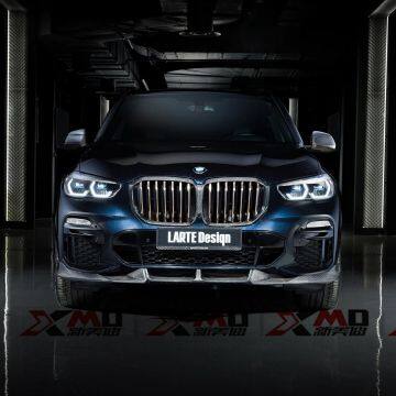Carbon fiber Body Kit of Larte design for BWM X5 G05 Mirror Cover Bumper Lip Chin Spolier Side Skirt