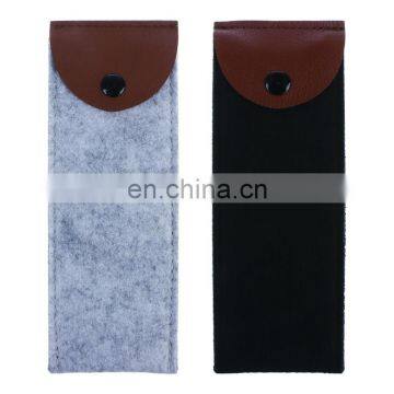 Custom Felt Leather Pen Pouch Holder photo-4