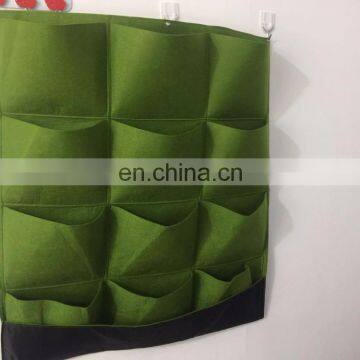 Black Felt Planters Bags Vertical Garden With Waterproof Backing photo-4