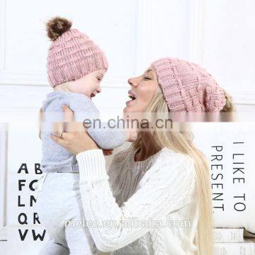 Kids Baby Cotton Pullover Hats Autumn Ball hats Cute Baby Boys Girls Winter Warm Head Accessories Children Headwear Spring