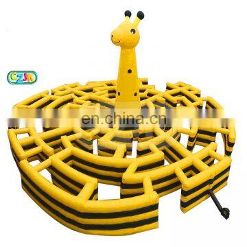 inflatable bounce house bouncy castle kid playground cartoon animal maze