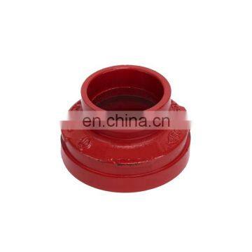Ductile Iron Pipe Fittings Grooved Concentric Reducer With FM Certificated