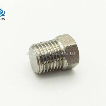 ASME B16.11 Hexagon Head NPT/BSPT A182 F316/316L Threaded Plug/pipe Fitting photo-2