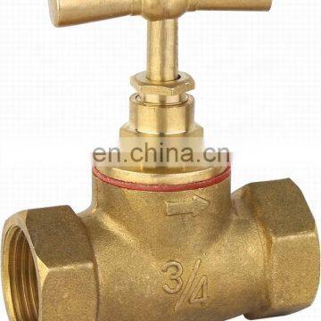 Brass Stop Cock Valve for Water Female x Female Threaded Stop Valve