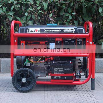 BISON CHINA 6kva Petrol Generator 220v 60hz OHV Single Cylinder Gasoline 6.6kv Generator Set photo-3