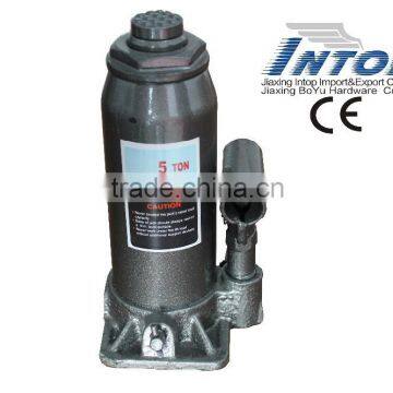 Good quality hydraulic bottle jack with safety valve CE 5T