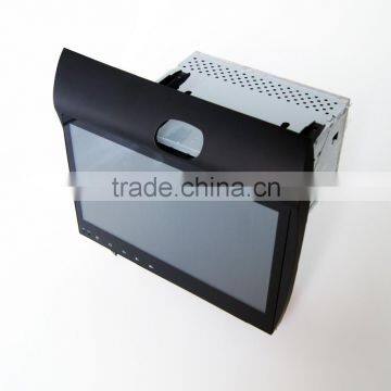 High Gloss White Marble Small Coffee End Table photo-4