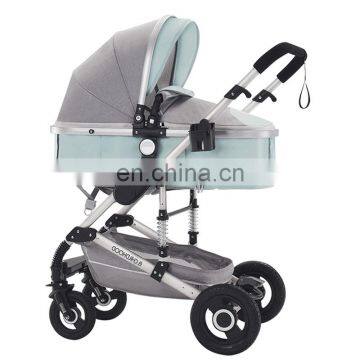 New 2018 Baby Stroller 3 In 1 For 0-3 Years Baby Prams With Removable Shopping Basket