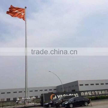 tapered stainless steel electric operated system flagpole