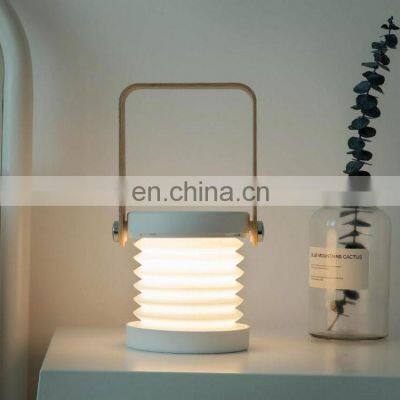 Gift promotional LED Lantern Light dimmable Portable USB Rechargeable Touch Sensor Night Light