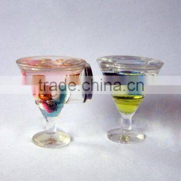 Resin Cup Shape refrigerator magnet , Wholesale Unique design fridge sticker