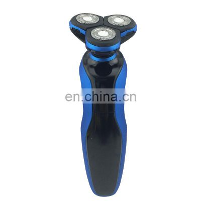 Blue high quality 3 heads home use whole body wash medical electric razor shavers