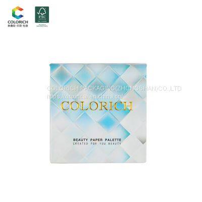 Cosmetics private label packaging eyeshadow palette makeup brush packaging pvc high quality eyeshadow wholesale private