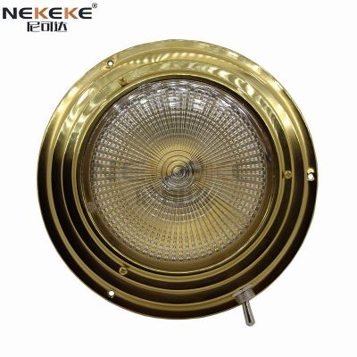 NEKEKE CL3205 Yacht boat lights brass ceiling ceiling lamp 12V 15W