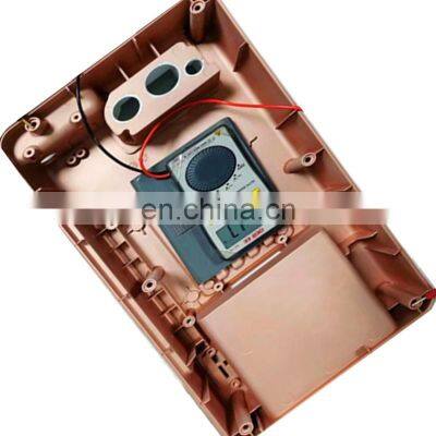 Copper painting electronic plastic enclosure part custom cnc/Custom electronic plastic enclosure part with copper coating