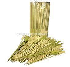 50 x Bamboo Paddle Skewers Teppo Gushi - 18cm Bamboo Gun Shaped Paddle Skewers 7