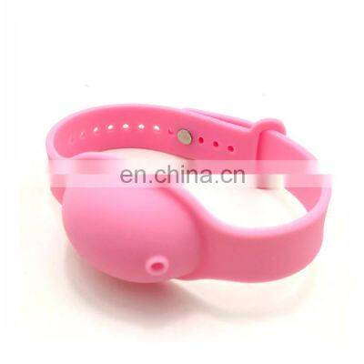 Wholesale Hot Sales Silicone Wrist Band Watch Shaped Hand Sanitizer photo-2