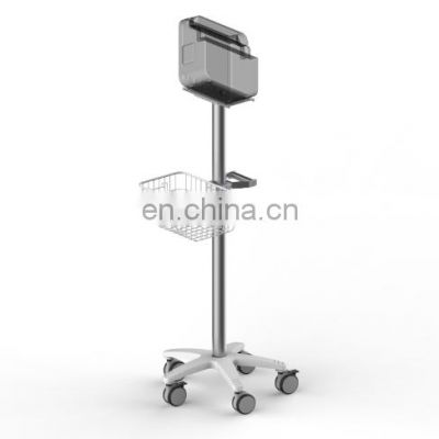 Factory direct sale patient monitor transportation trolley for hospital use