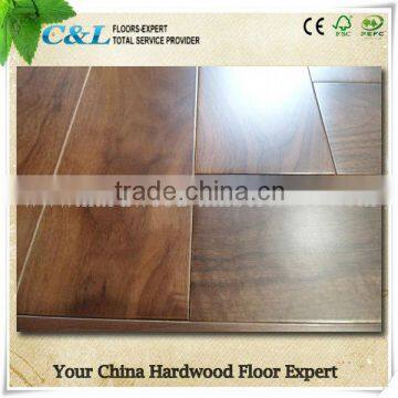 Soundproof multilayer American walnut engineered wood flooring