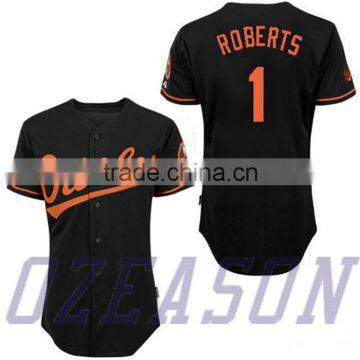 American Classic Style Custom Sublimation Jersey Baseball Jersey Buttons Shirt photo-5