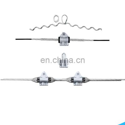 adss opgw aerial installation suspension clamp tangent support fiber optic equipment