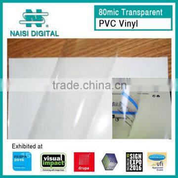 80mic SAV decorative transparent pvc self adhesive vinyl film