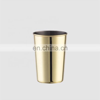 Factory Direct manufacturers none accessories new small gold metal stainless steel coffee tea tumbler hanging car cups with box