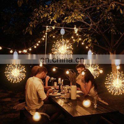 Creative Motor Rotation IP44 Waterproof USB Led Starburst Light Christmas Led Firework Lights Copper Wire Decoration Lights photo-4