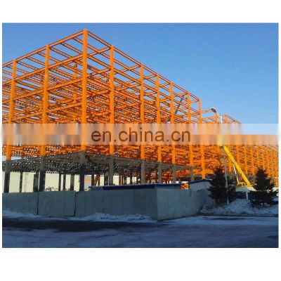 Fast Construction Build Customized Industrial Prefabricated Steel Structure For Car Parking