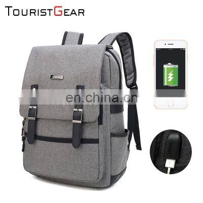 Guangzhou Manufacturer USB charging customization business custom drawstring backpack