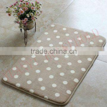 latex backing bath funny dots bath mat