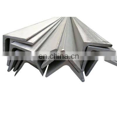 china manufacture steel angle bar SS201 202 304 304L 316 316L standard angle iron bar sizes