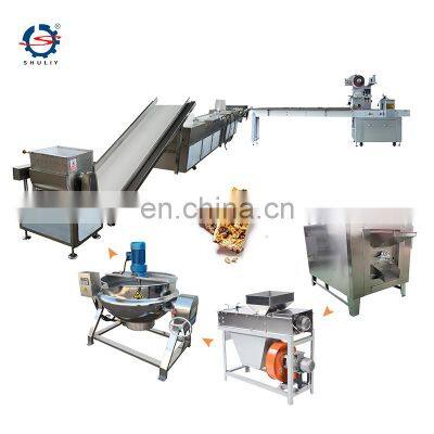 Chikki Making Machine peanut nougat production line peanut candy bar Extruder