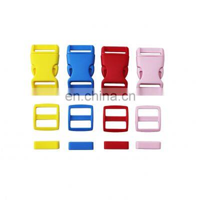 Fashion High Quality Colored Adjustable Buckle Plastic Side Release Buckle For Dog Collar And Harness