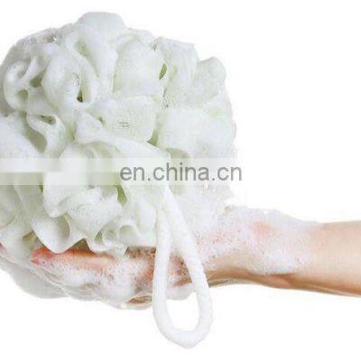 Best Selling Plain Bath Flower Easy Foam Sponge Ball Suitable for All Skin Types