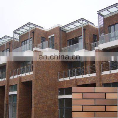 Low price outdoor ceramic terracotta facade tile