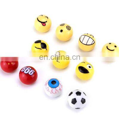 Cars smile happy face expression ball shape wheel tyre tire valve stems caps