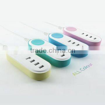 2016 Best Wholesale Colorful for iphone charger usb wall charger