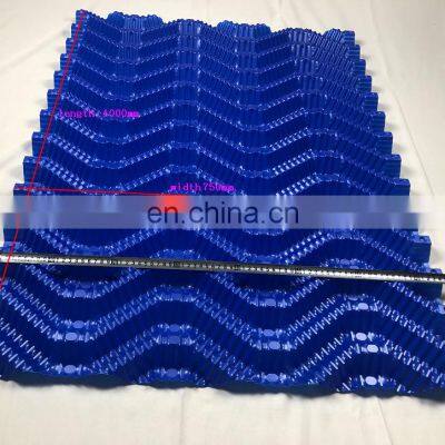 High Temperature Resistant Performance Superior PP/PVC Material S Wave Counter Flow Cooling Tower Fill Pack photo-5