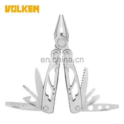 New Outdoor Stainless Steel Folding Pliers 16 in 1 Multi-function Pliers Home Pocket Combination Maintenance Tool