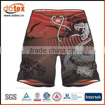 2016 moisture wicking dry rapidly sublimation print MMA shorts